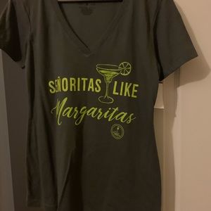 V-neck graphic T women’s M margaritas señorita
